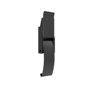 F-1643-120-H-f1643-over-center-draw-latch-open-position-tab-up F-1643 Over-Center Draw Latch — Small Size, Padlockable, Stainless Steel, Passivated