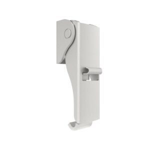 F-1645 Under-Center Draw Latch — Medium Size, Exposed Mount, Galvanized Steel