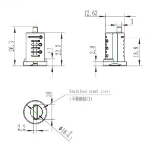 9346 Cabinet Lock Cylinder — Technical Specification